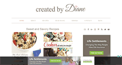 Desktop Screenshot of createdby-diane.com